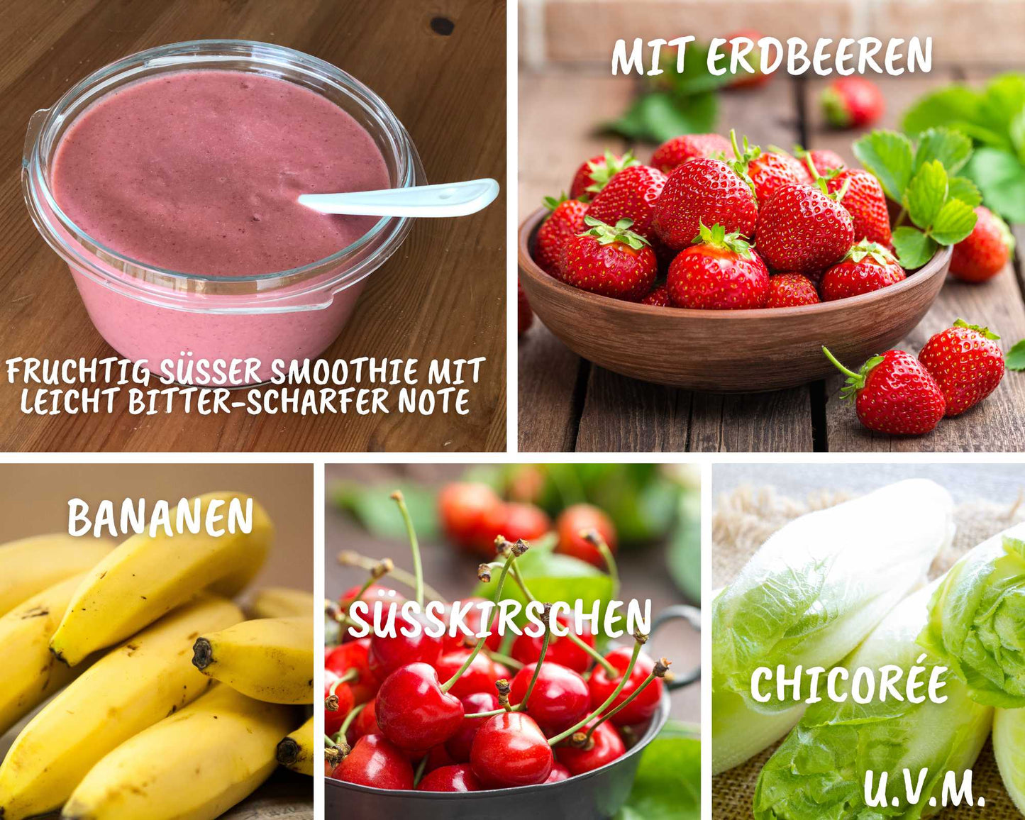 Rezept rosa Smoothie - fruchtig-süß mit leicht bitter-scharfer Note