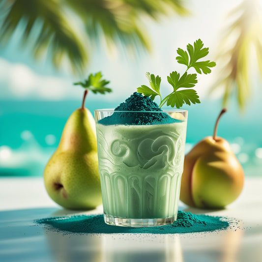 Rezept für Karibischen Birnentanz - erfrischend fruchtig im Geschmack - roh-vegan