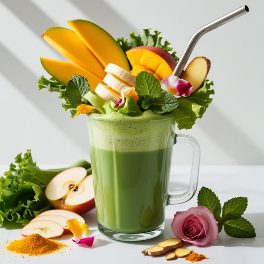 Rezept Blossom and Spice Smoothie - sehr aromatisch - roh vegan