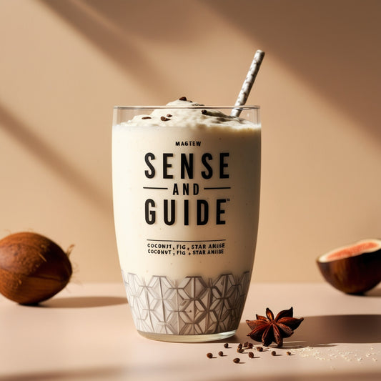 Proteinshake Rezept SENSE AND GUIDE Kokos-Feige-Sternanis