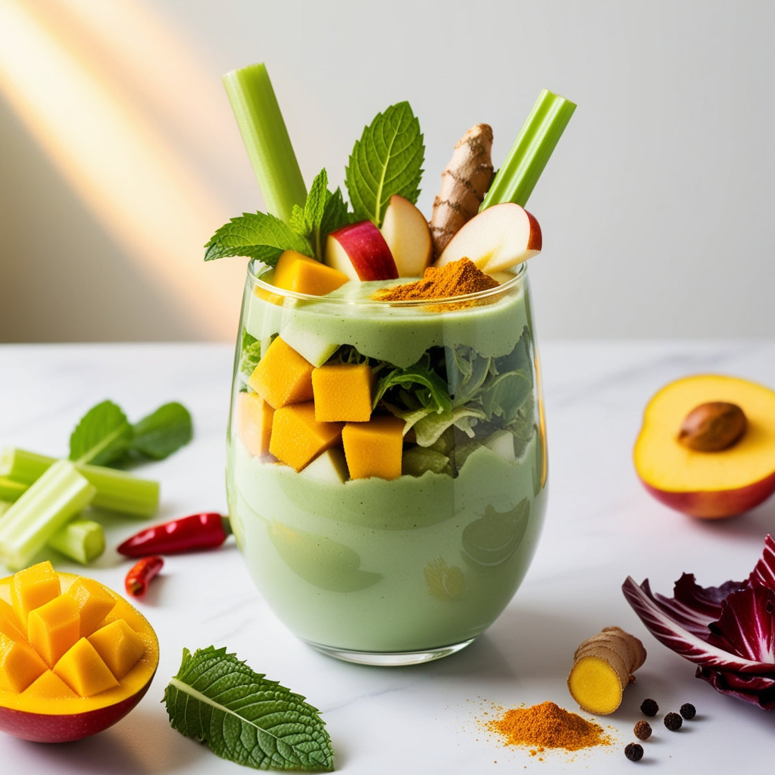 Rezept für Ayurvedischer Wachmacher - scharf-bitter-süßlich
